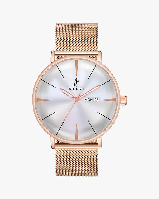 Elegadoom White Rosegold Mesh